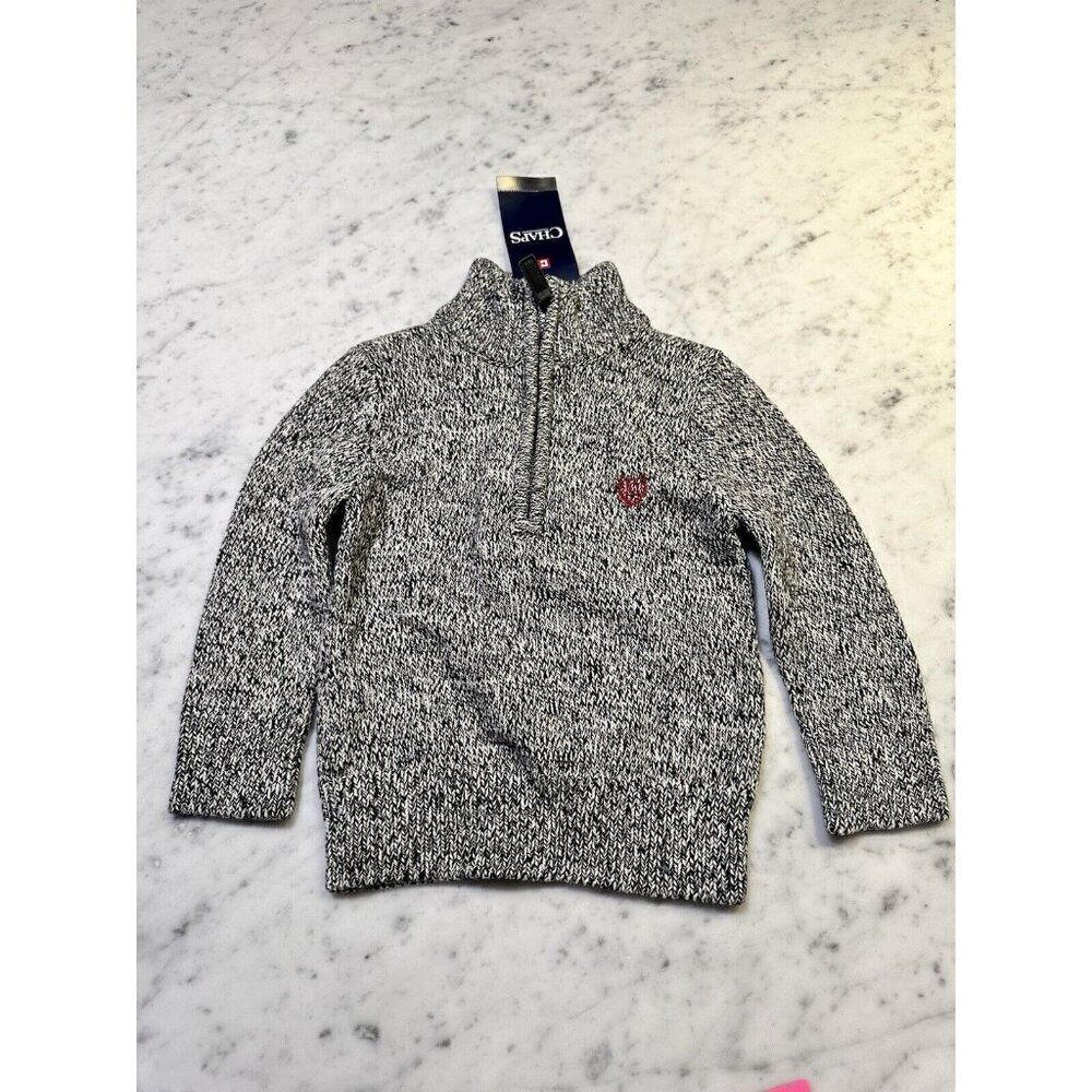 Izod 1/4 Zip Pullover Boys Sz 2t  Sweater Gray NWT